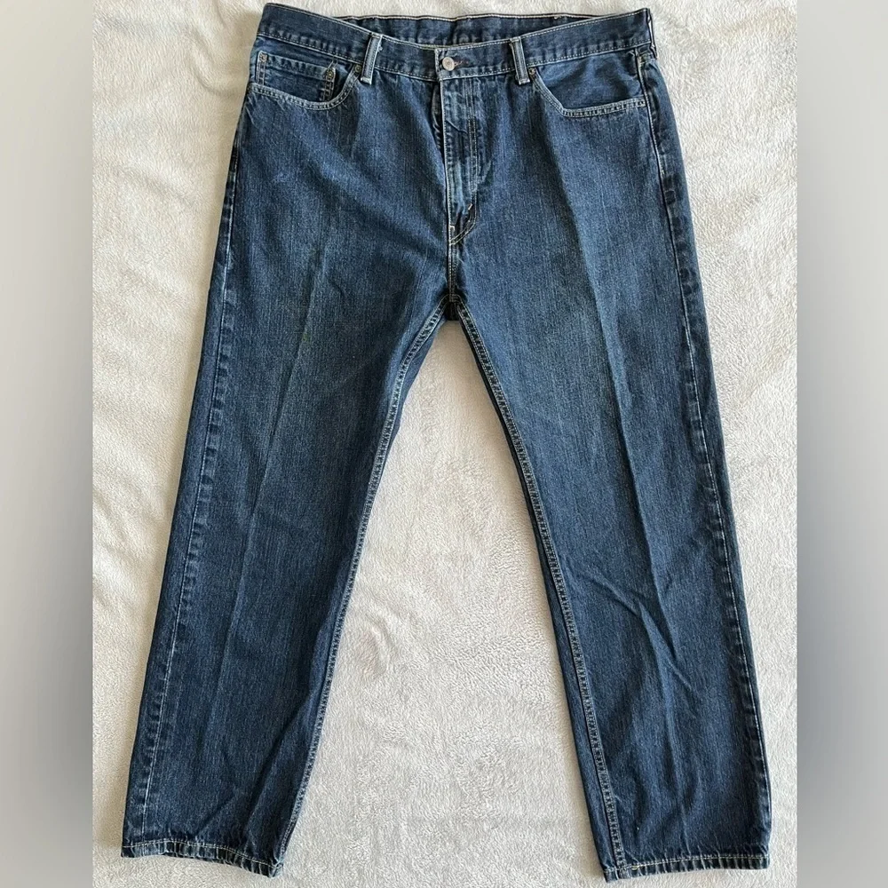 Levi's Men's 505 Jeans Dark Wash Size 40x32